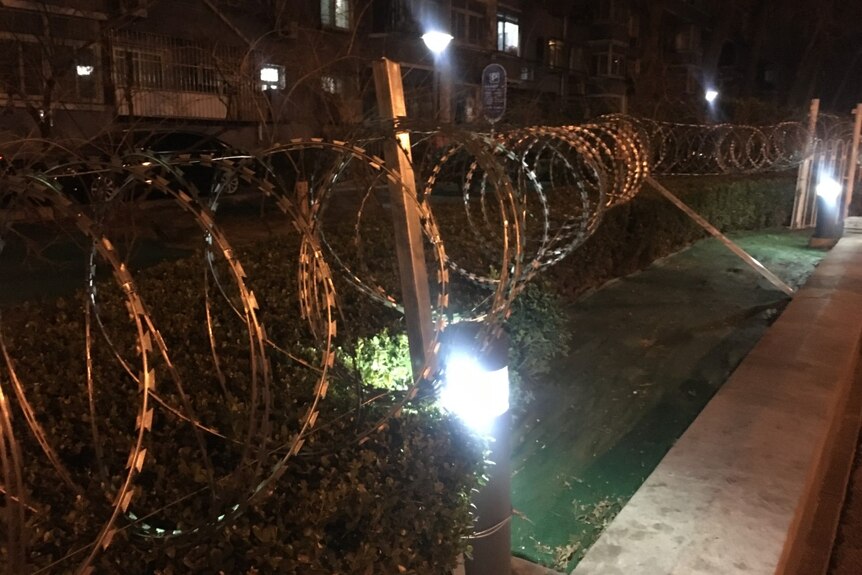 Security guards even blocked my neighbour's compound with razor wire.