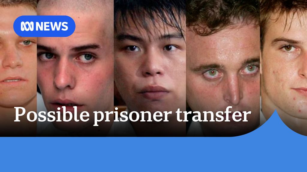 Possible prisoner transfer: Faces of five men from Bali 9 who remain in jails in Indonesia. 