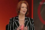 Ms Gillard tackled both serious policy issues and lighter topics.