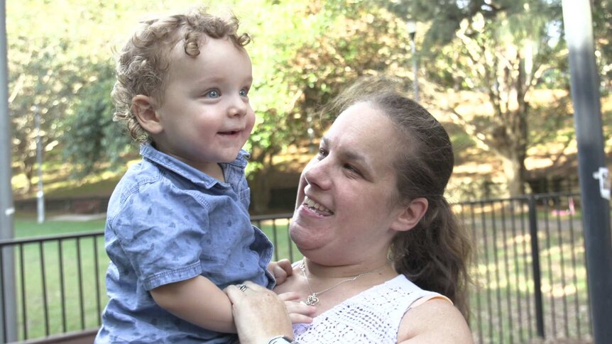 Karen Stern with her son Zachary