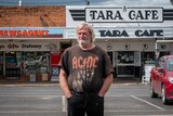 Willie Vanderkroft standing in the main street of Tara, Queensland, December 2022. 