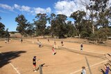 Rural tennis court