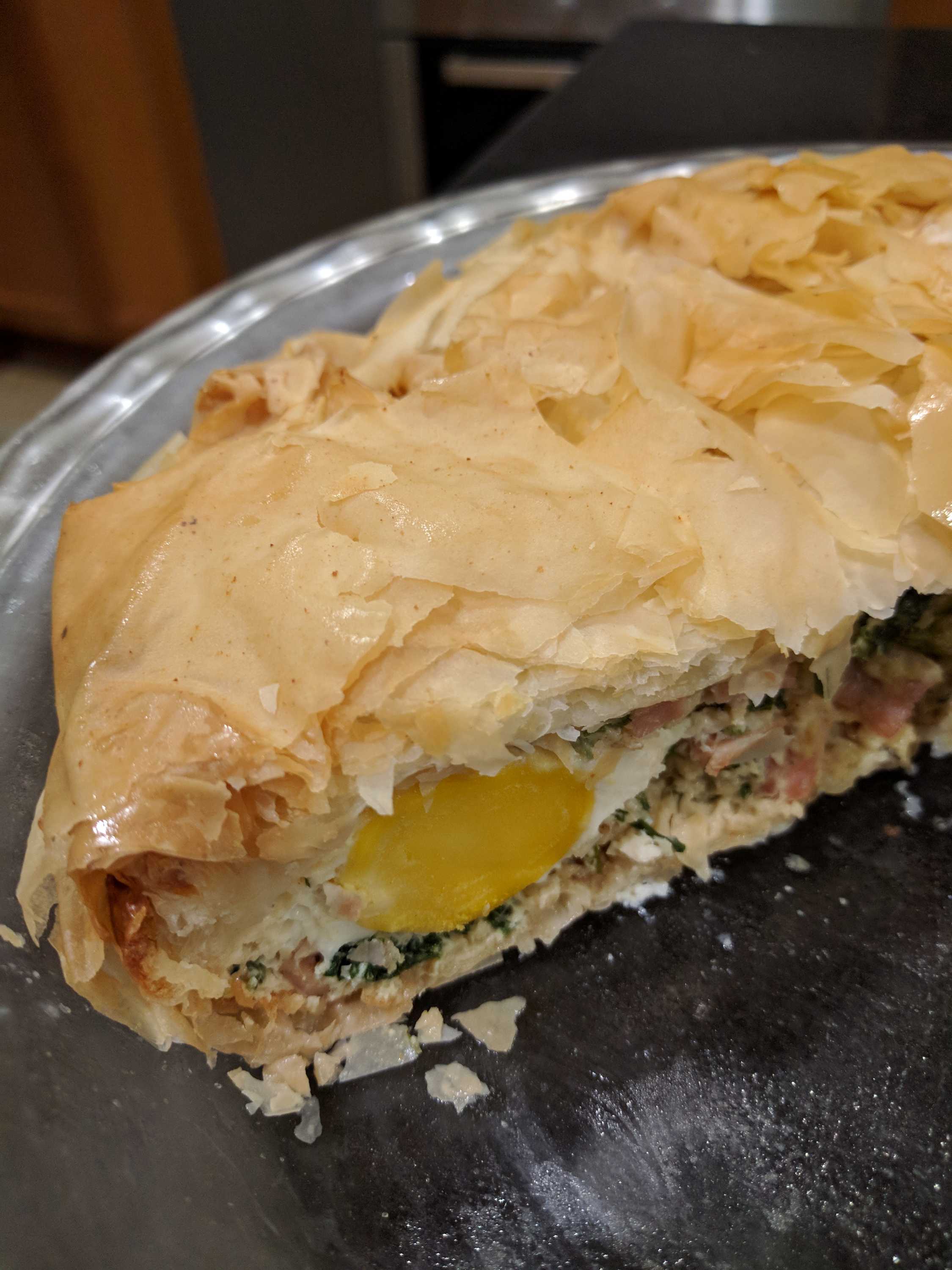 Egg, Bacon and Spinach Pie - ABC News