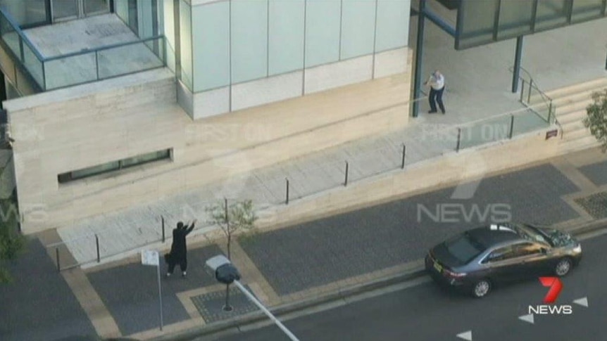 Shooting outside Parramatta police headquarters