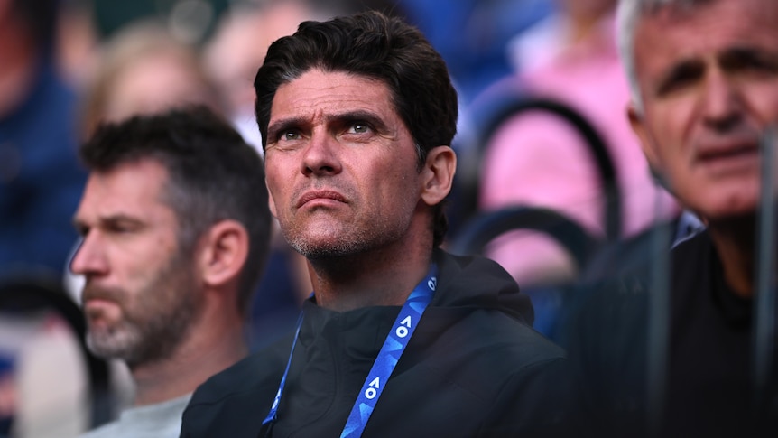 Mark Philippoussis at the 2023 Australian Open