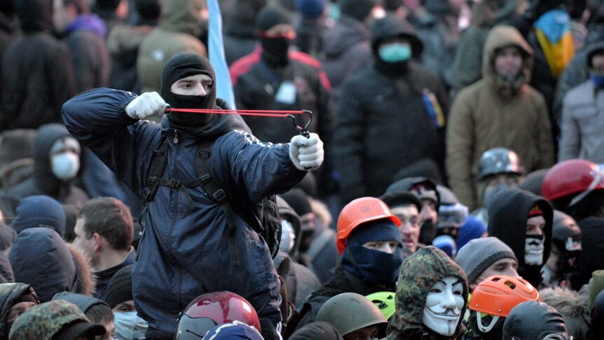 Kiev protester