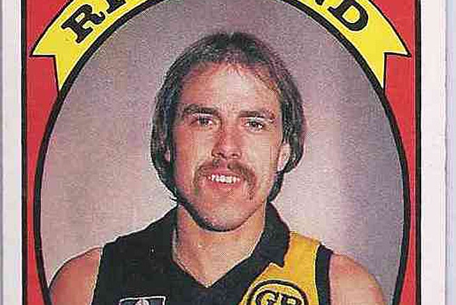 Richmond Football Club player Neville Roberts footy card.