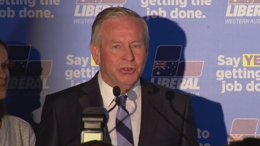 Watch in full: Colin Barnett concedes defeat
