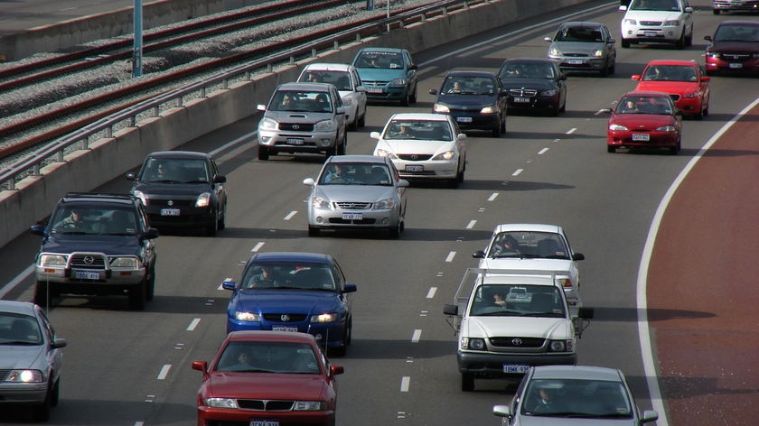 Mitchell Freeway traffic