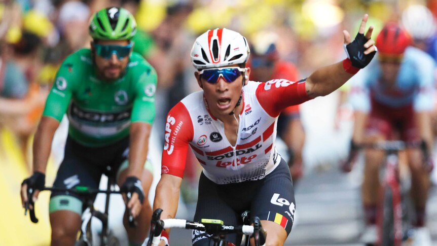Caleb Ewan delivers in debut Tour de France, repaying Lotto Soudal's ...