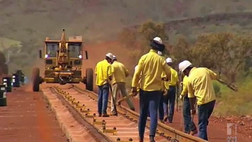 Workers in the Pilbara