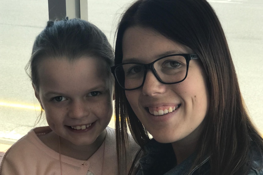 Closeup of Ella and Katherine smiling