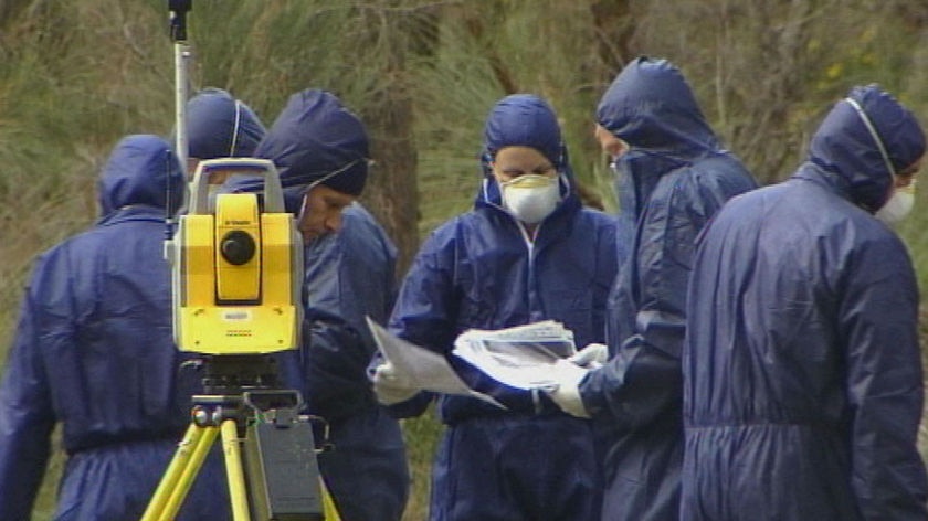 Forensic police in Kings Park