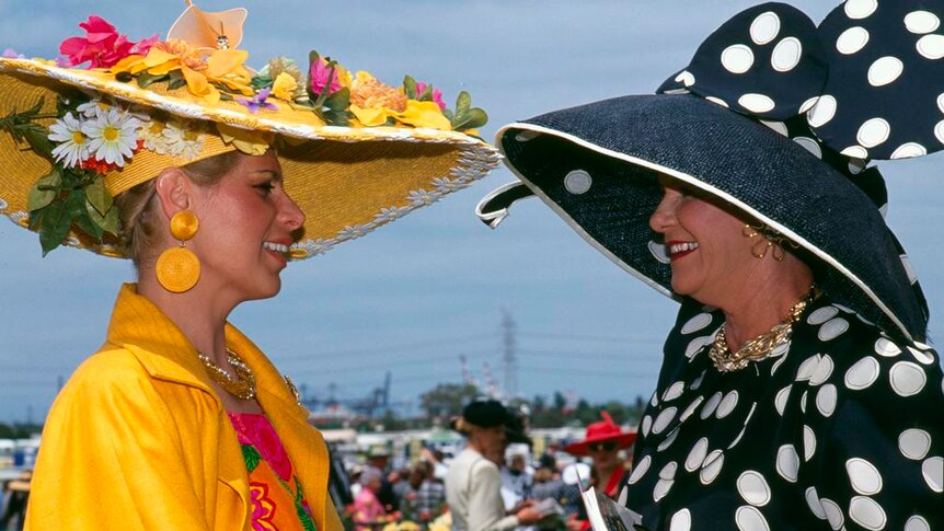 Hats to the fore at the 1991 Melbourne Cup
