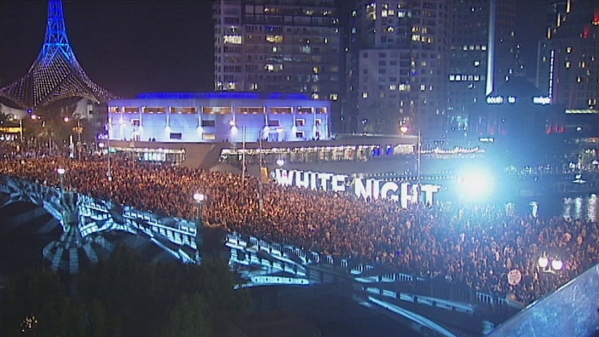 White Night crowds