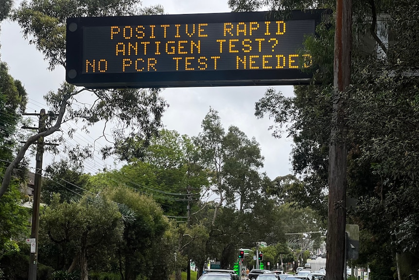 Traffic sign about testing