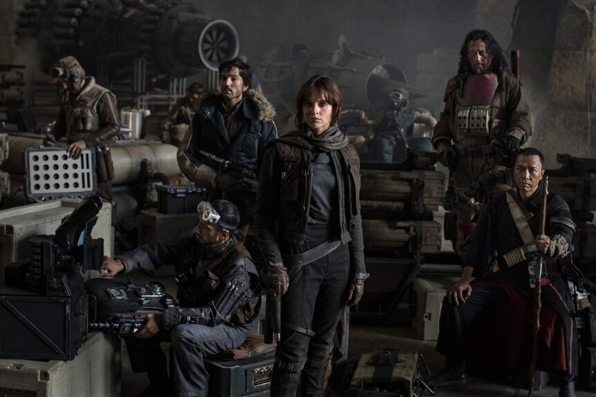 The cast of Rogue One, 2016