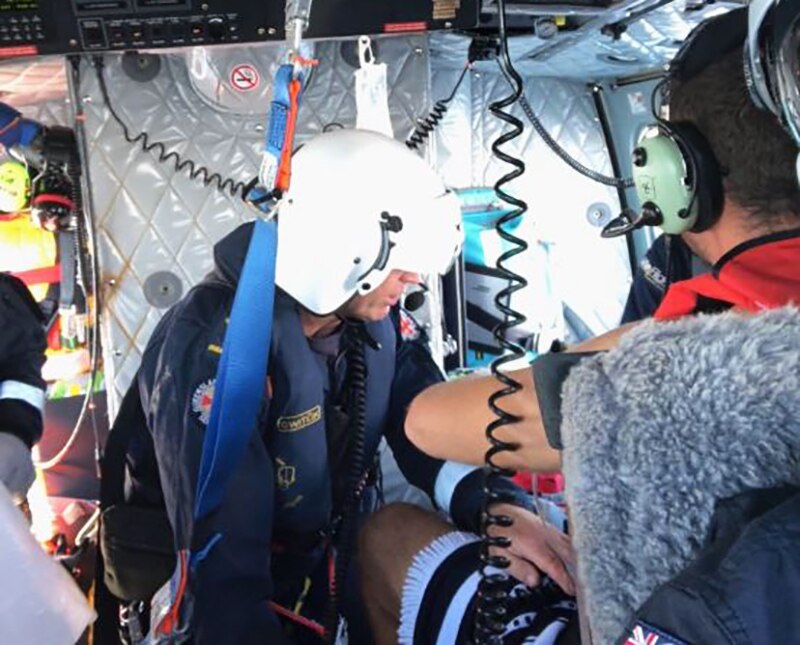Shark attack victim flown to Mackay from Hardy Reef pontoon in North ...