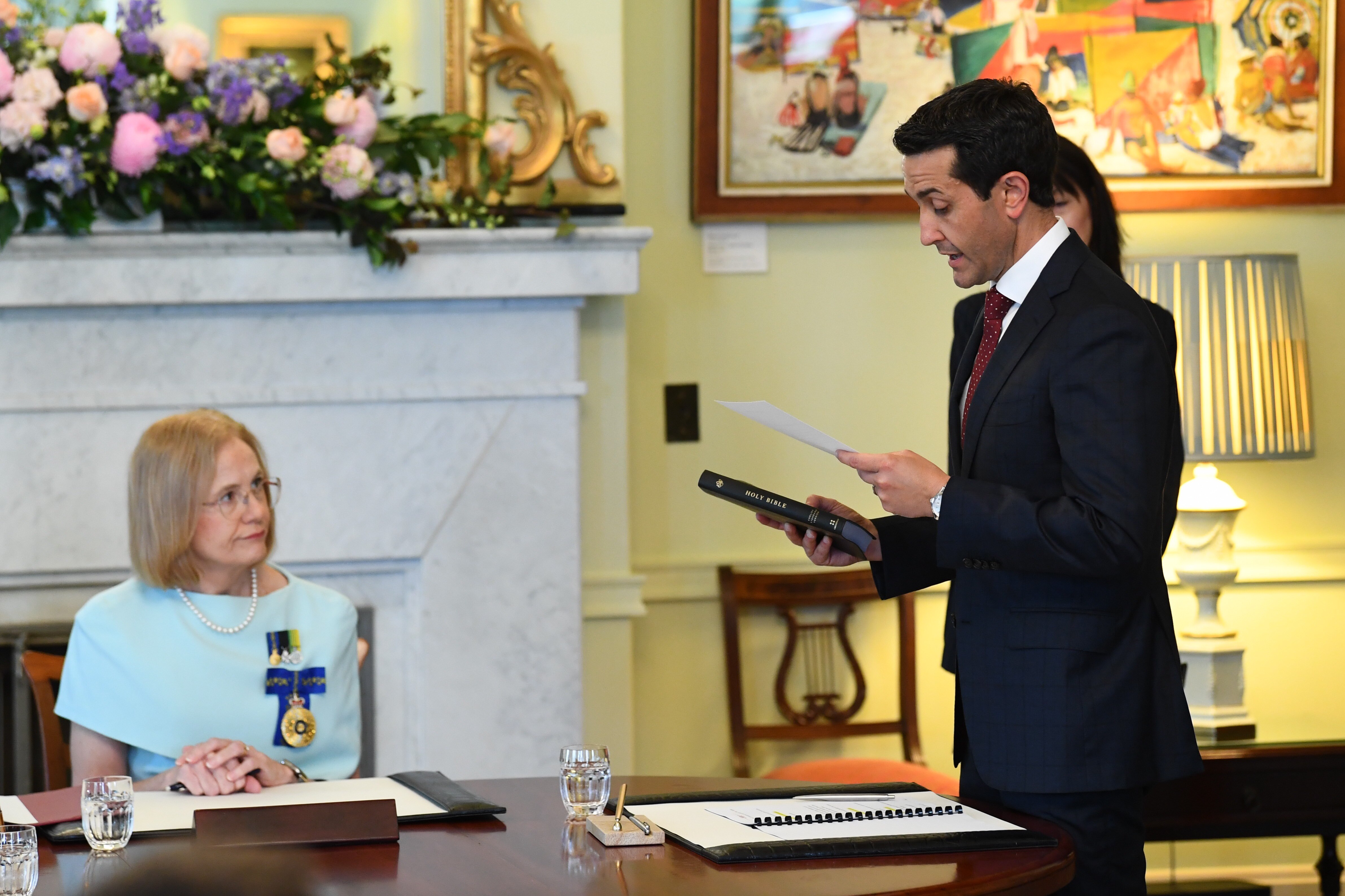 David Crisafulli Formally Sworn In As Queensland Premier After The LNP ...