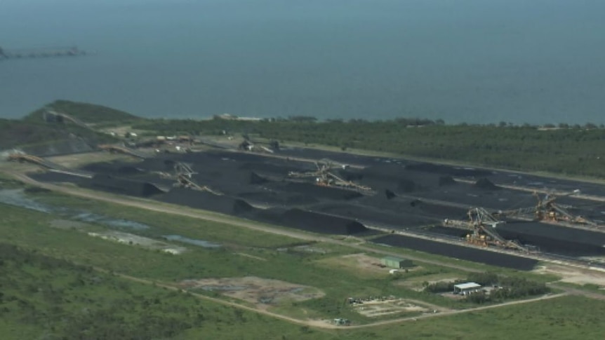 Abbot Point coal terminal near Bowen in north Queensland.