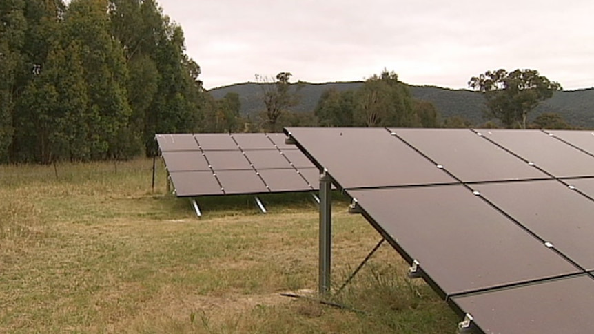 Large scale solar project in Canberra