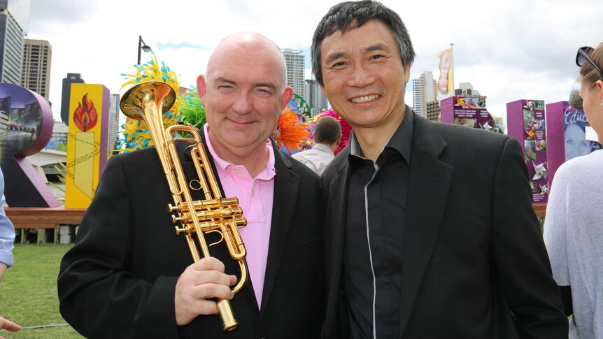 Jazz great James Morrison and Queensland Ballet’s artistic director Li Cunxin are helping to launch the G20 celebrations