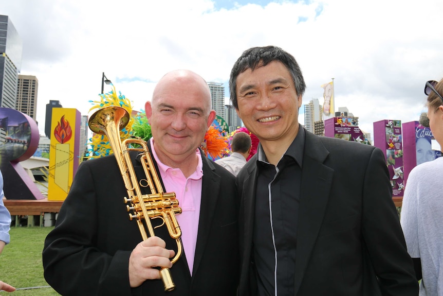 Jazz great James Morrison and Queensland Ballet’s artistic director Li Cunxin are helping to launch the G20 celebrations