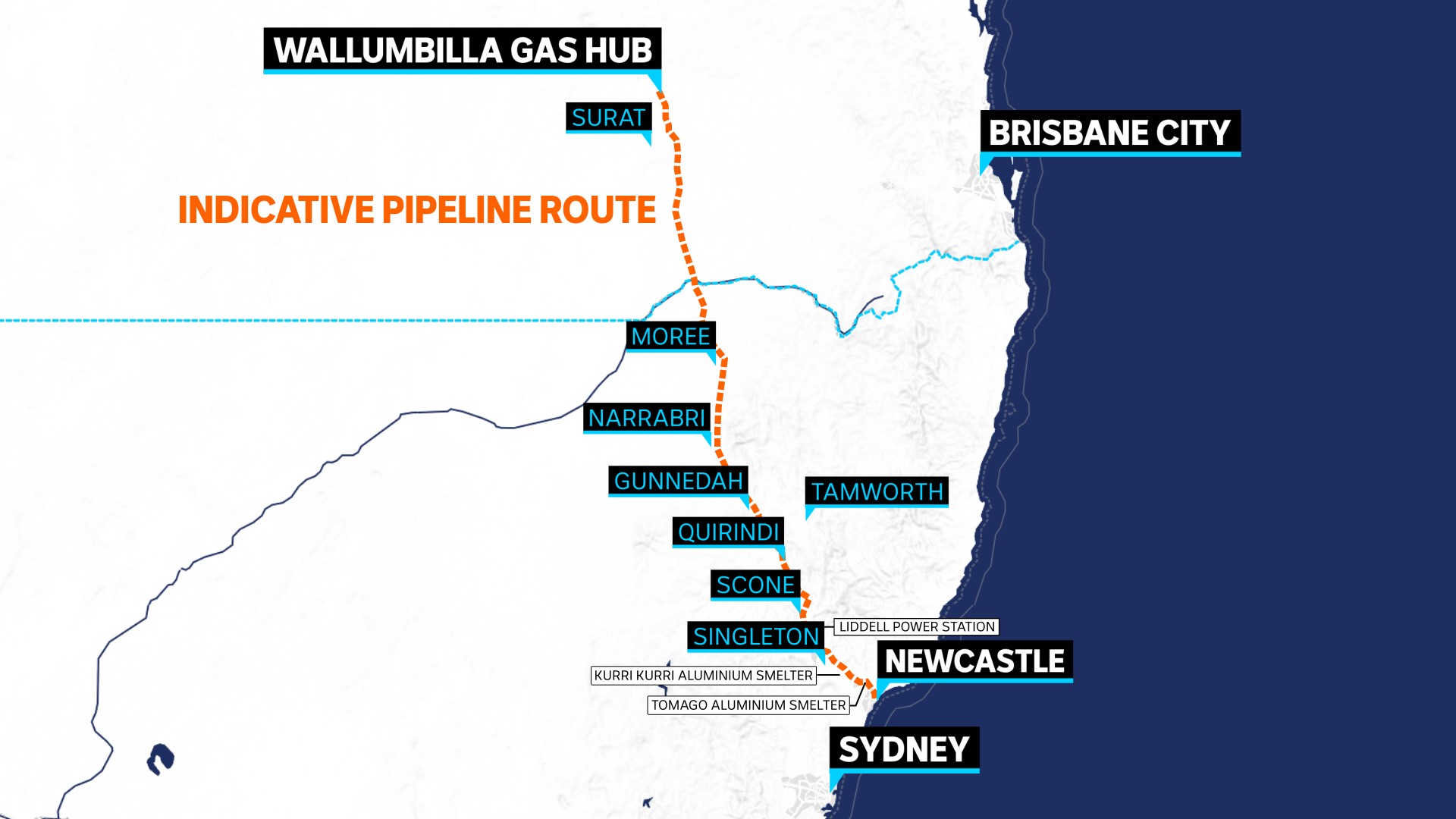 Queensland-Hunter Gas Pipeline proponent to investigate hydrogen upgrade - ABC News