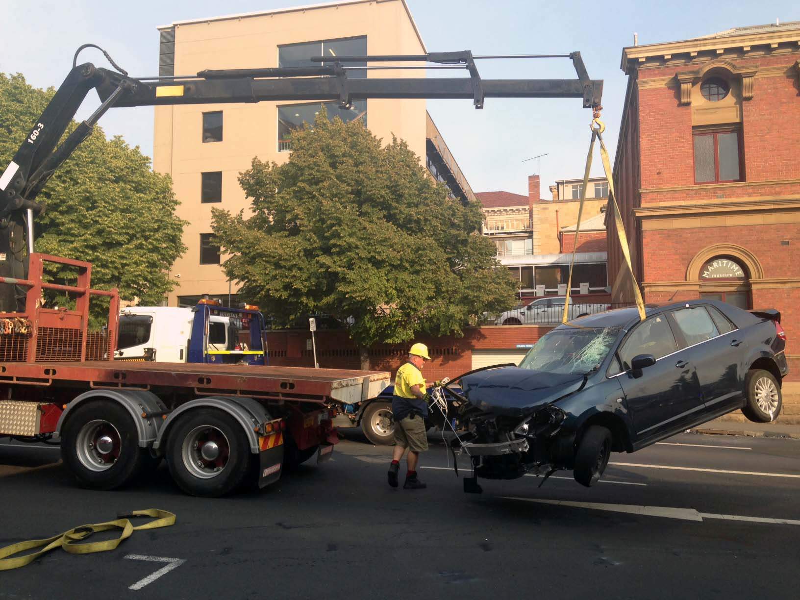 Baby delivered after pregnant woman dies in Hobart crash; teen charged