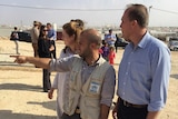 Peter Dutton visits Zaatari, a Syrian refugee camp in Jordan