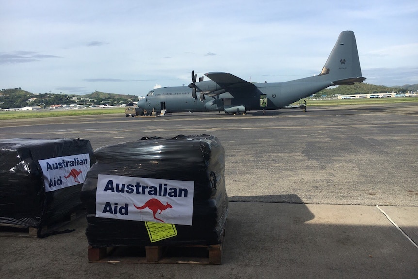 PNG earthquake Australian aid