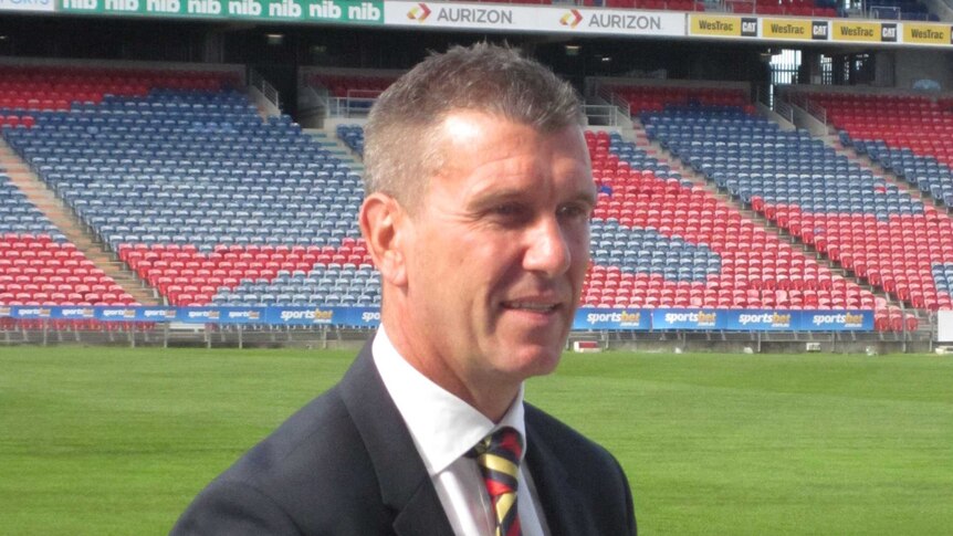 Newcastle Jets coach Phil Stubbins