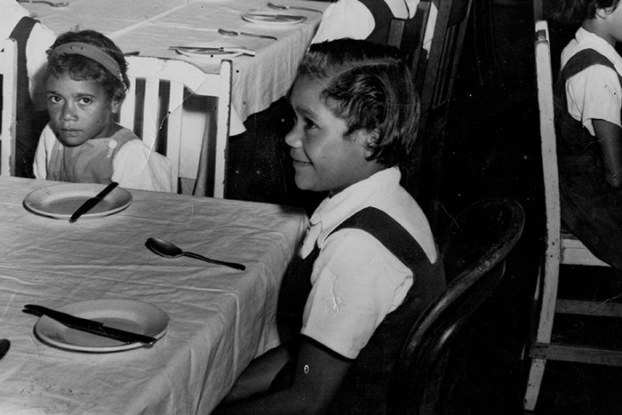 Aunty Lorraine at Cootamundra dining room