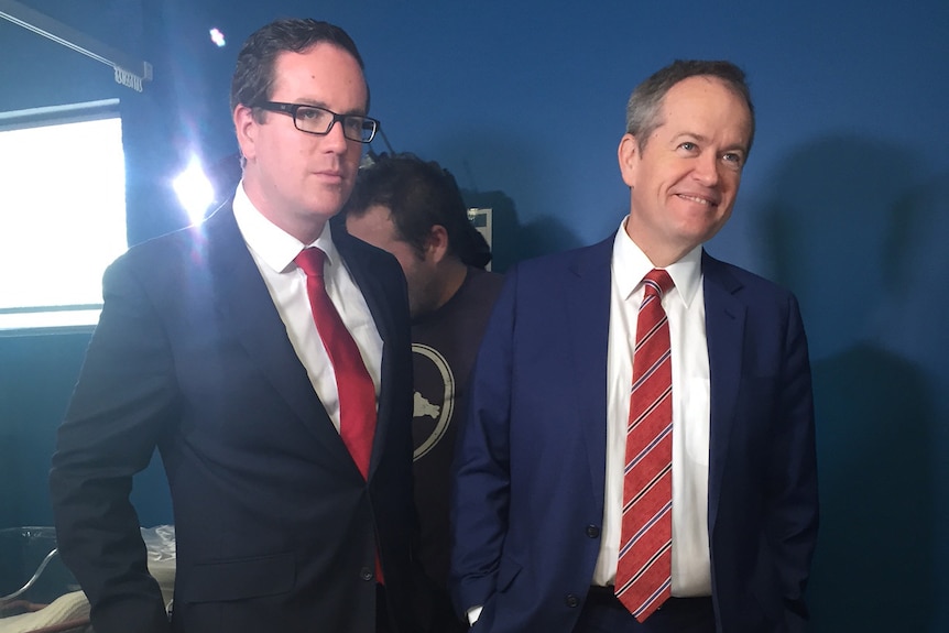 Matt Keogh and Bill Shorten