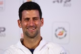 Serbian tennis player Novak Djokovic speaks to media ahead of the Dubai Tennis Championships 