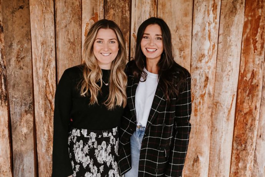 Profile photo of Amy Parfett and Mel McBride, co-founders of online wedding venue service, WedShed.