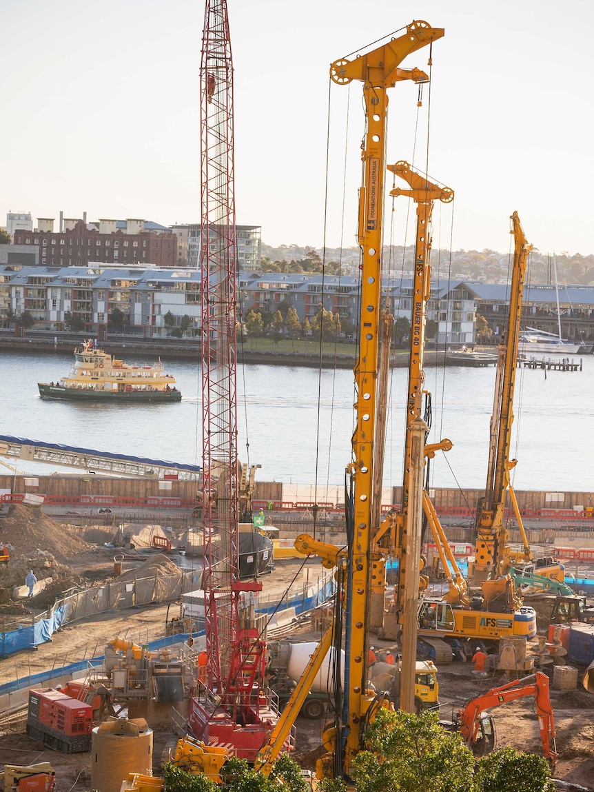 Barangaroo development in Sydney, 2012