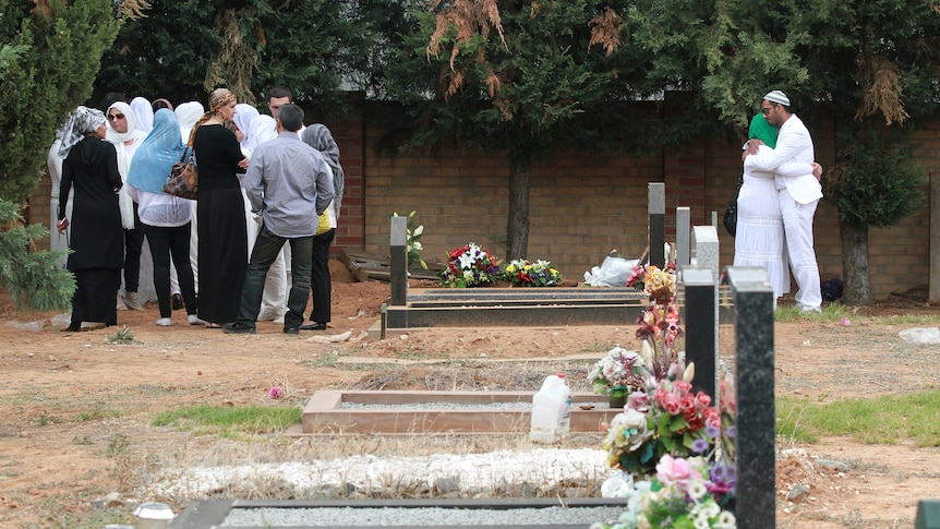 Vincenzo Focarelli was unable to attend his son's funeral.