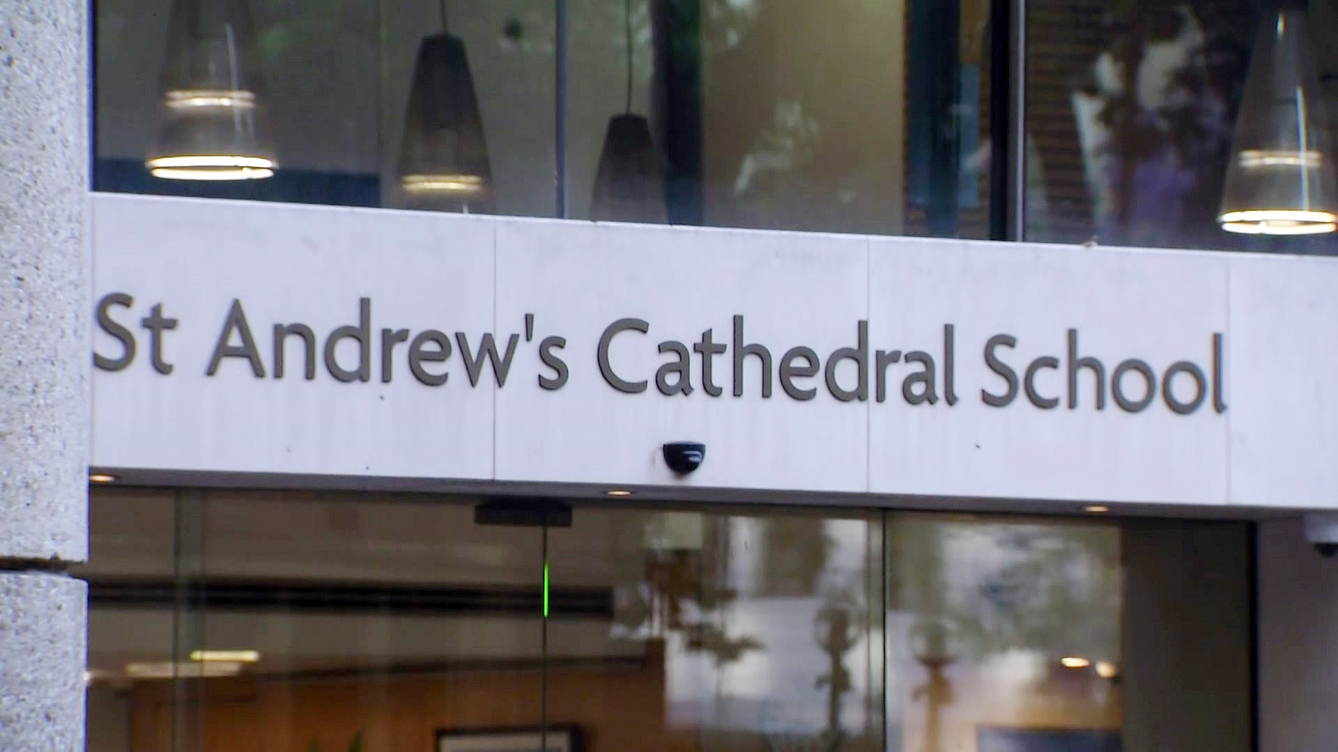 the outside of st andrews cathedral school in sydney cbd