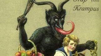 A 1900s image of a Krampus
