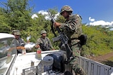 Mexican marines search for missing students