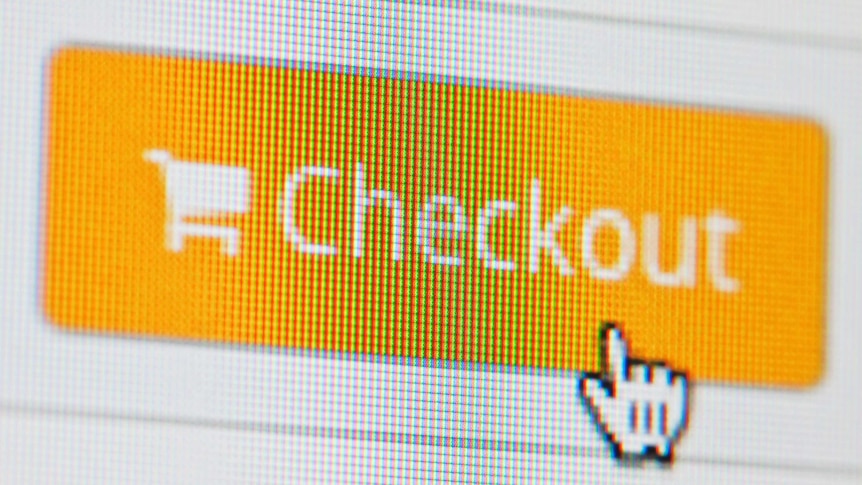 An internet checkout symbol.