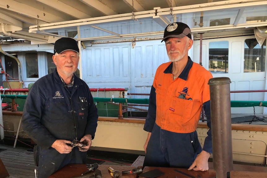 Volunteers at the Sydney heritage fleet