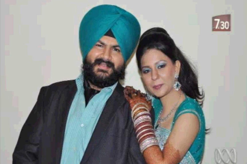 Sargun Ragi and her husband Avjit Singh