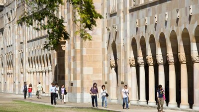 The Great Court at the University of Queensland (Uni of QLD: Chris Stacey)