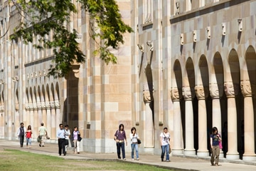 The Great Court at the University of Queensland (Uni of QLD: Chris Stacey)