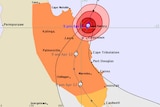 Severe Tropical Cyclone Ita track map - issues 9:12pm AEST April 11, 2014