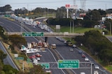 Traffic banks up on Melbourne's Calder Freeway
