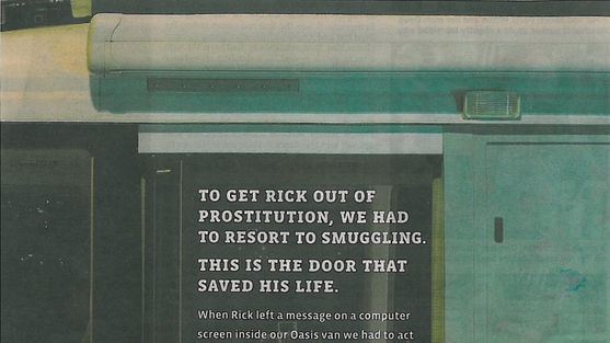 Salvation army advert featuring the story of a prostitute, May 22 2009