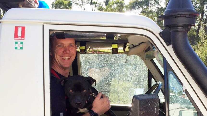 Tasmanian firefighter Rob Boost